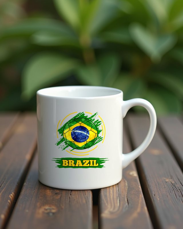 Brazil Flag - Country Flag Gift for Brazilian Fans – Mug