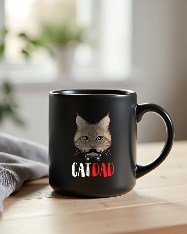 Cat Dad - Lustiges Katzen für Katzenpapas – Tasse