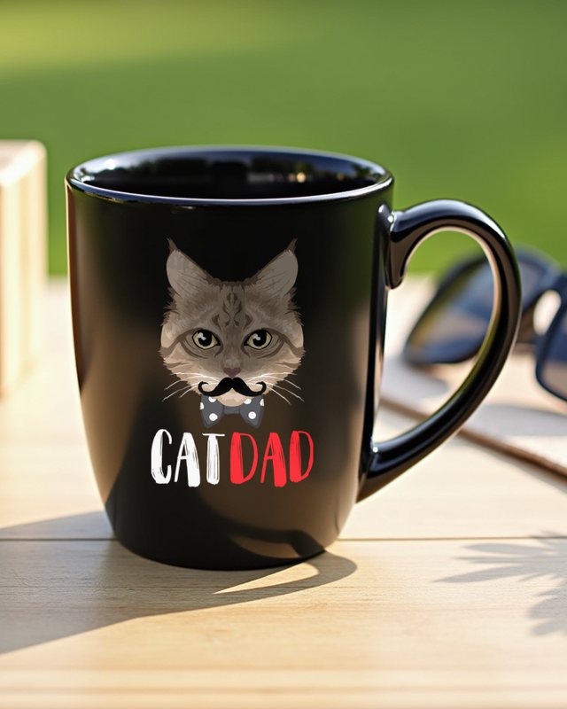 Cat Dad - Lustiges Katzen für Katzenpapas – Tasse