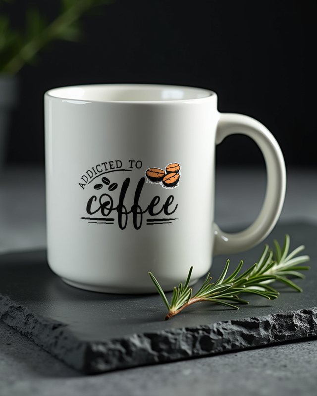 Coffee Addicted - Kaffeeliebhaber Geschenk Frauen Männer – Tasse