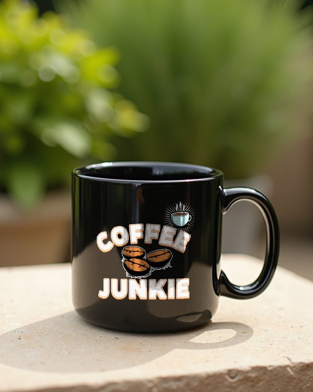 Coffee Junkie - Funny Coffee Lover Saying – Mug