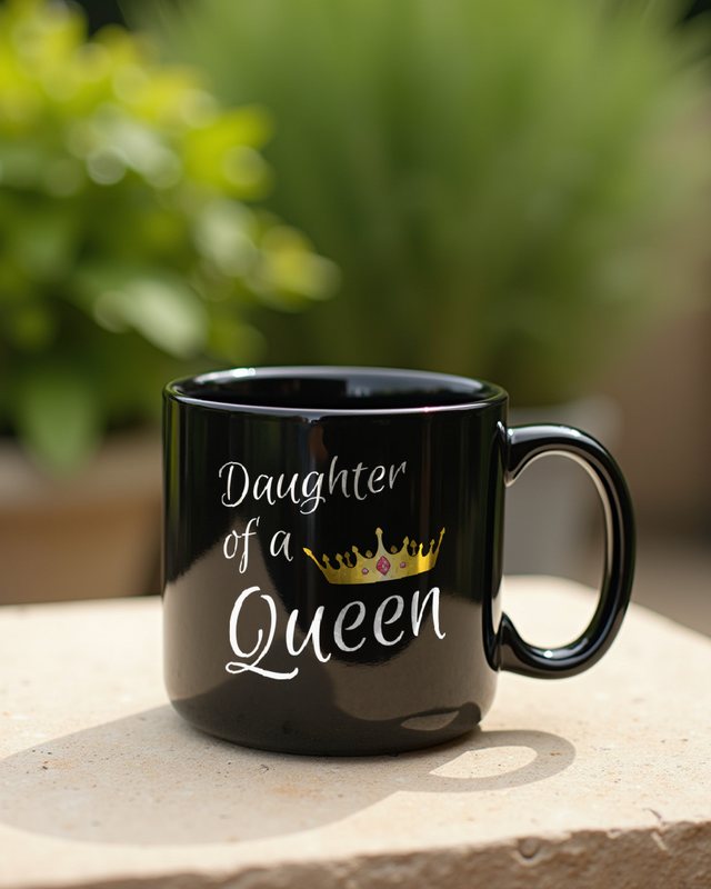 Daughter of a Queen - Mama Tochter Geschenk – Tasse
