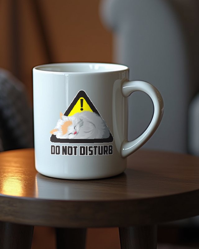 Do not disturb Cat - Bitte nicht stören Katze Lustig – Tasse