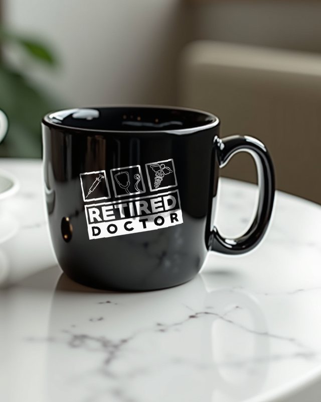 Doctor Retired - Arzt im Ruhestand Geschenk zur Rente – Tasse