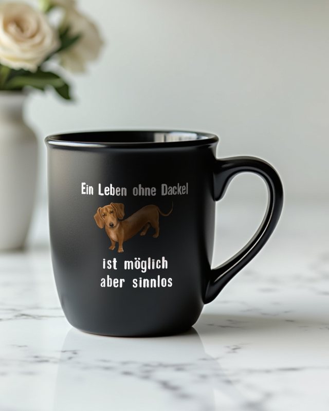 Ein Leben ohne Dackel ist möglich aber sinnlos - Teckel – Tasse