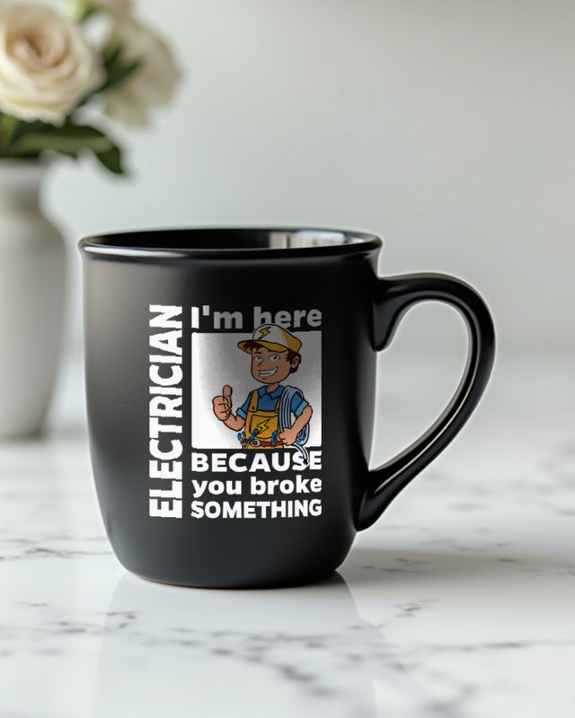 Electrician - I’m Here - Lustiges Elektriker – Tasse