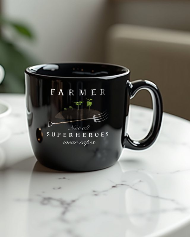 Farmer Superheld - Lustiges Geschenk für Landwirte – Tasse