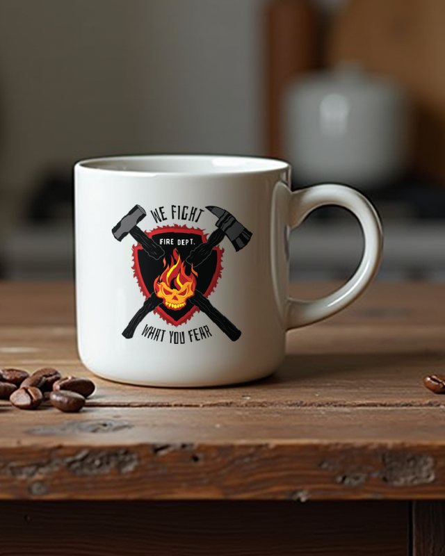 Firefighter - We Fight What You Fear - Fireman Gift – Mug