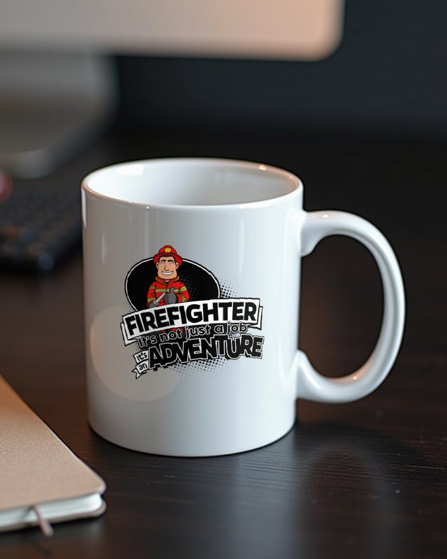 Firefighter Not a Job but an Adventure - Firefighter Gift – Mug