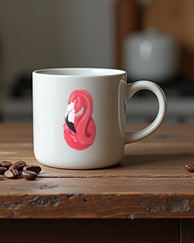 Flamingo Summer - Tropisches Sommer Motiv mit Flamingo – Tasse