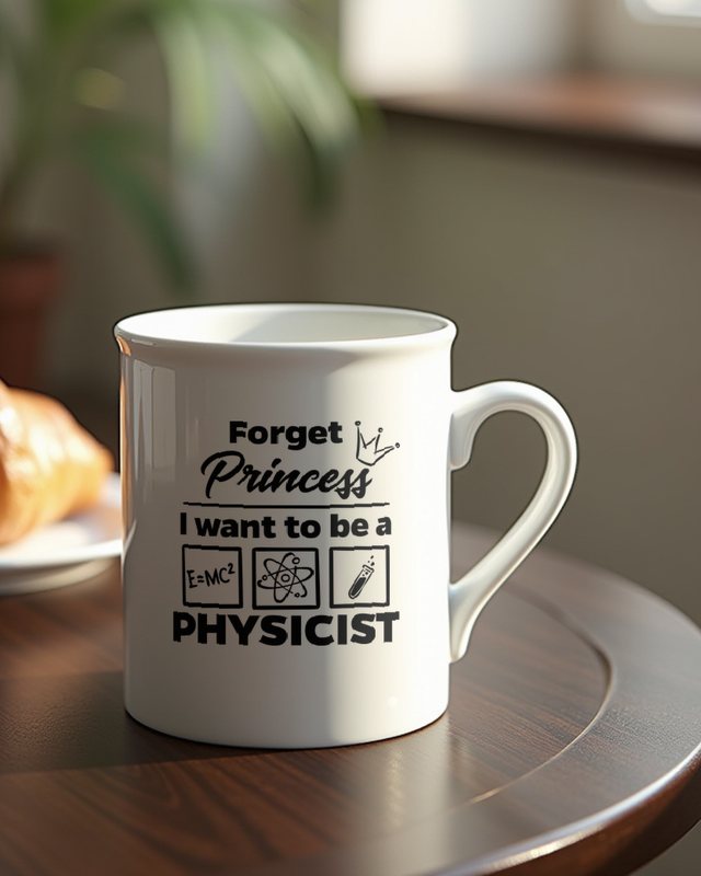 Forget Princess - Physikerin Geschenk für Frauen – Tasse