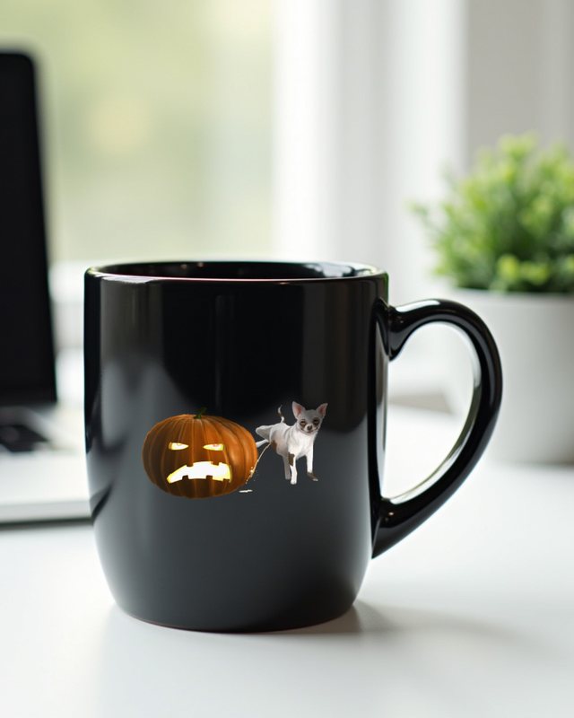 Frustrierter Halloween Kürbis - Lustiges Anti Halloween – Tasse