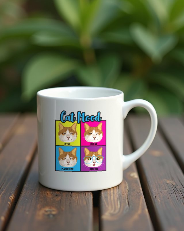 Funny Cat Moods - Lustige Katzen Launen für Katzenfans – Tasse