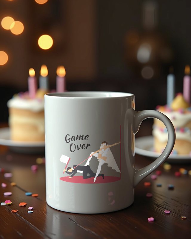 Game Over - JGA für Bräutigam und Team Groom – Tasse