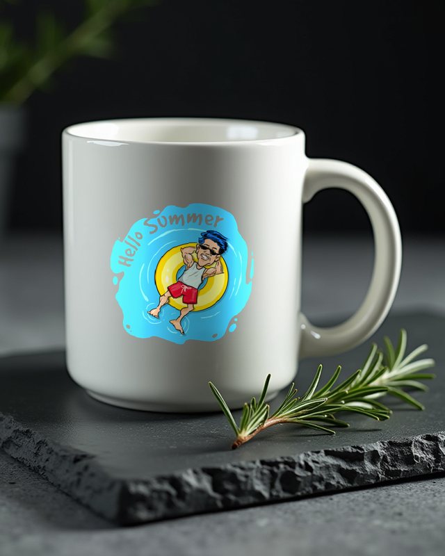 Hello Summer - Sommeranfang für Sonnenfans – Tasse