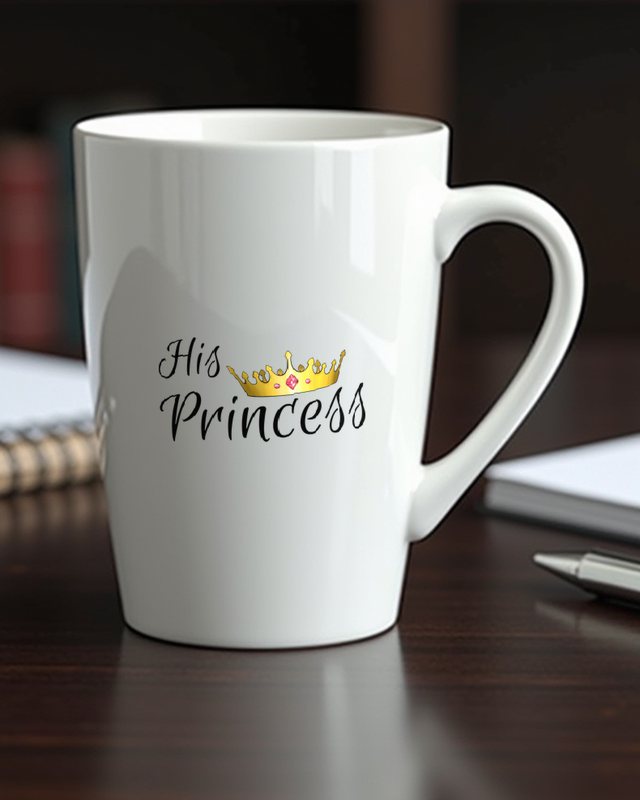 His Princess - Pärchen Geschenk für Freundin – Tasse
