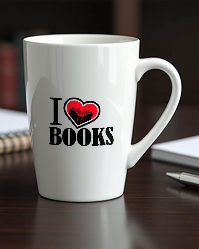 I love Books and Reading - Geschenk für Leseratten – Tasse