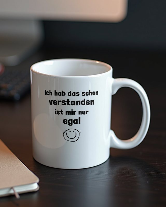 Ich hab das schon verstanden ist mir nur egal - Spruch – Tasse
