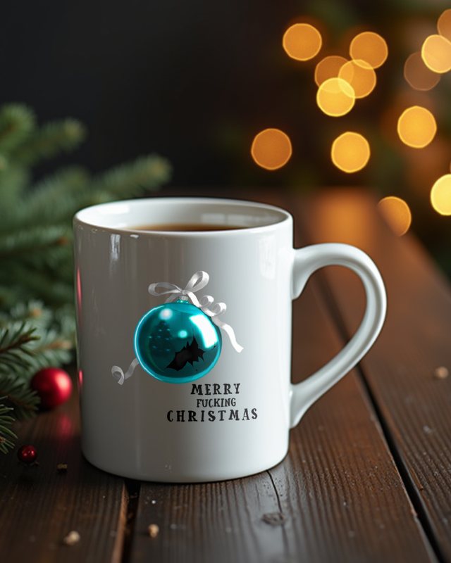 Broken Christmas Ornament - Funny Anti Christmas Design – Mug
