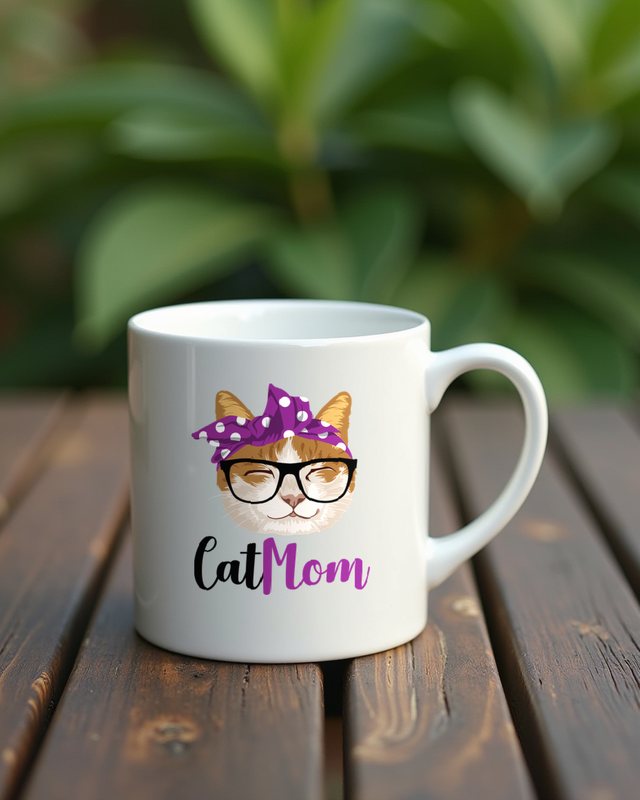 Katzen Mama Spruch Cat Mom - Geschenk zum Muttertag – Tasse