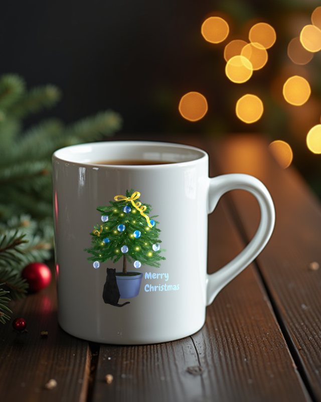Little Christmas Tree - Merry Christmas - Festive Design – Mug
