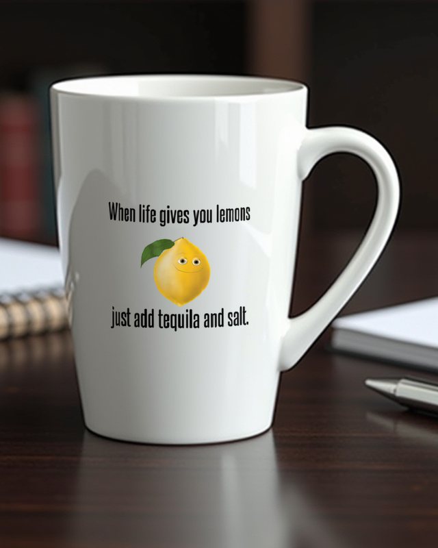 Life Gives You Lemons Add Tequila - Lustiger Party Spruch – Tasse