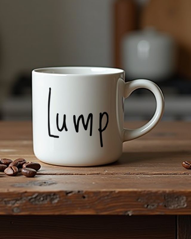 Lump - Lustiger Schriftzug für freche Kerle – Tasse