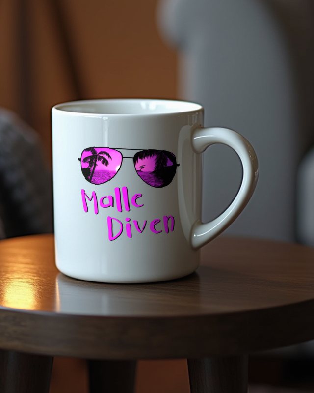 Malle Diven - Lustiges Mallorca für Frauen – Tasse