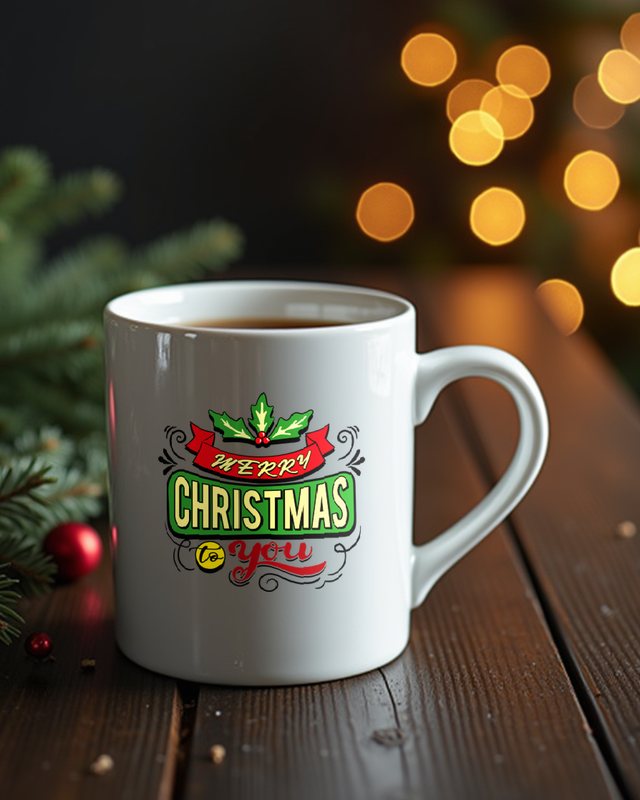 Merry Christmas To You - Weihnachtsgruß zum Fest – Tasse