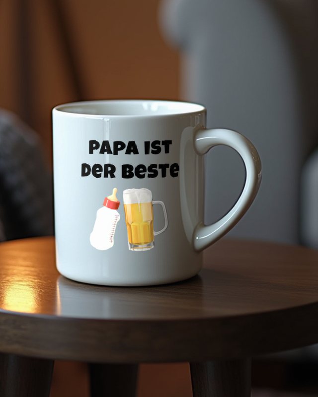 Papa ist der Beste - Vatertag Geschenk für Väter – Tasse
