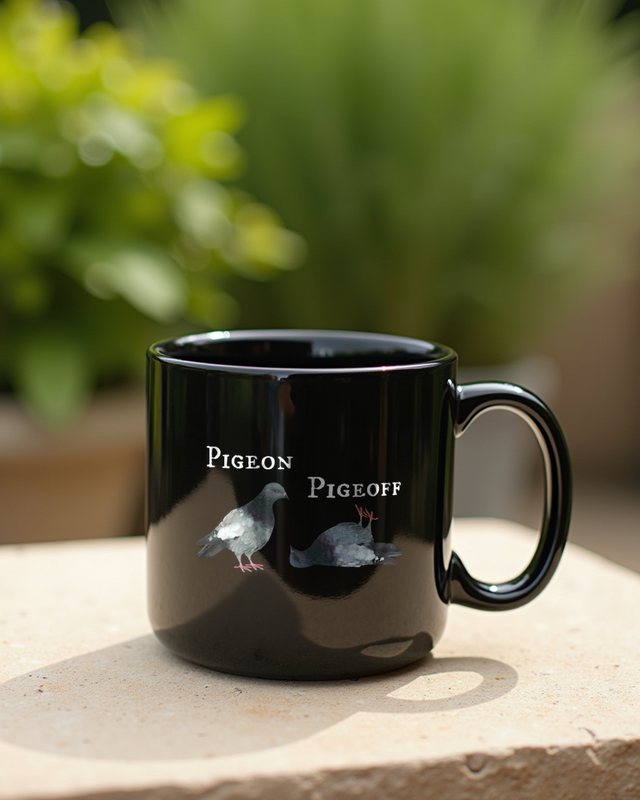 Pigeon Pigeoff - Funny Pigeon On Off Pun Gift – Mug