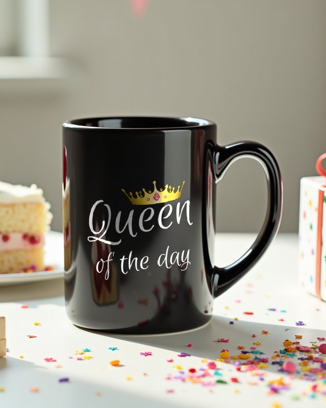 Queen of the Day - Lustiges Geburtstag für Frauen – Tasse