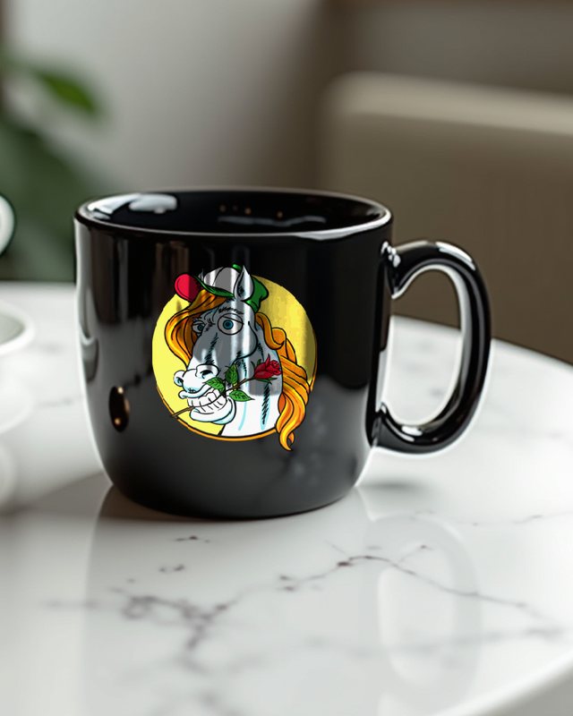 Romeo Pferd - Verliebtes Pferd zum Valentinstag – Tasse