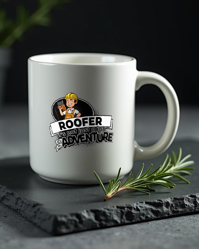 Roofer Not a Job but an Adventure - Funny Roofer Gift – Mug
