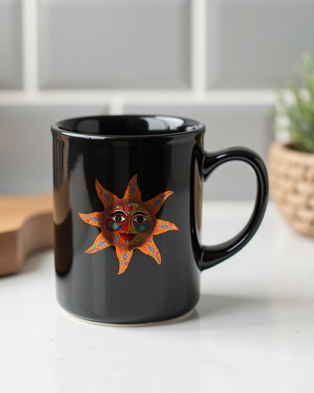 Sonne Mandala - Sommer Motiv für Sonnenanbeter – Tasse