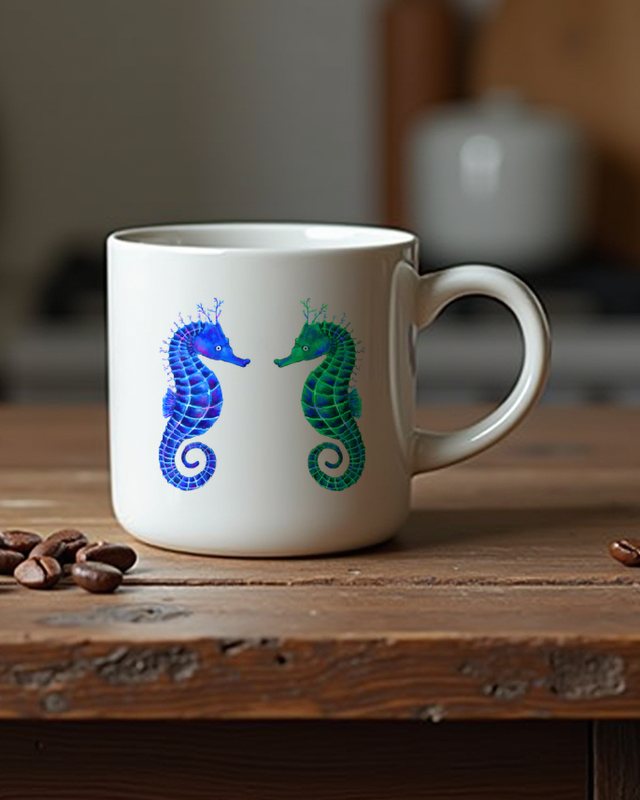 Süße kleine Seepferdchen - Geschenk für Meeresliebhaber – Tasse