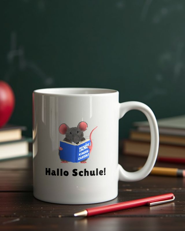 Tschüss Kindergarten Hallo Schule - Einschulung Geschenk – Tasse