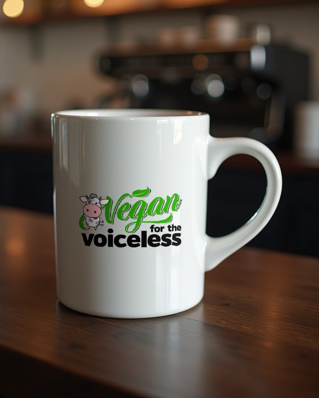 Vegan for the Voiceless - Vegan Quote for Animal Lovers – Mug