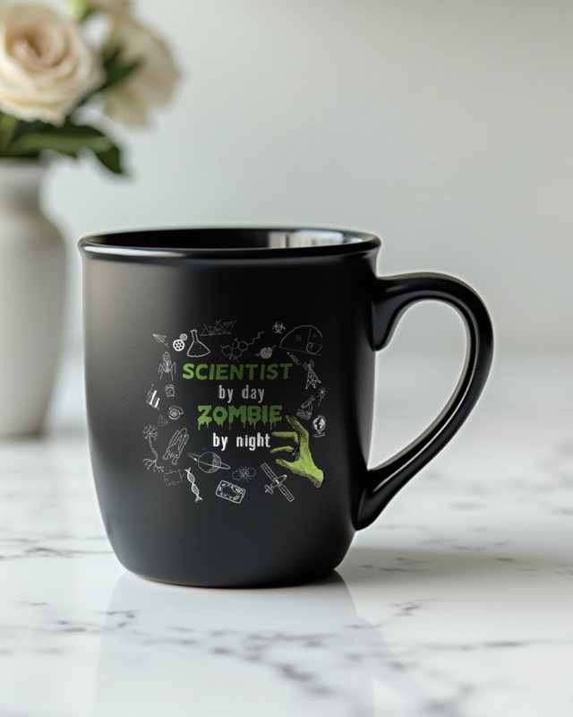 Scientist by Day Zombie at Night - Funny Science – Mug