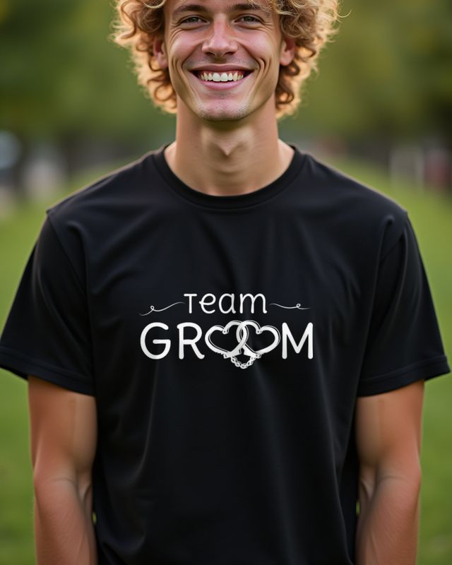 Team Groom - JGA Shirt für Bräutigam und Trauzeugen – T-Shirt