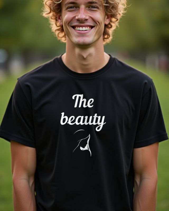 The Beauty - Partnerlook Shirt für Paare – T-Shirt