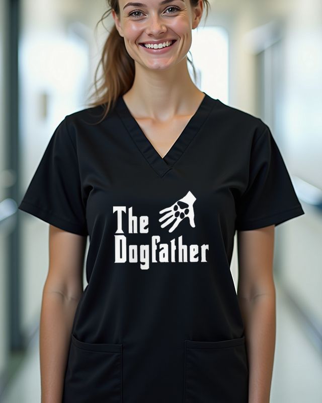 The Dogfather - Lustiges Geschenk für Hundepapas – T-Shirt