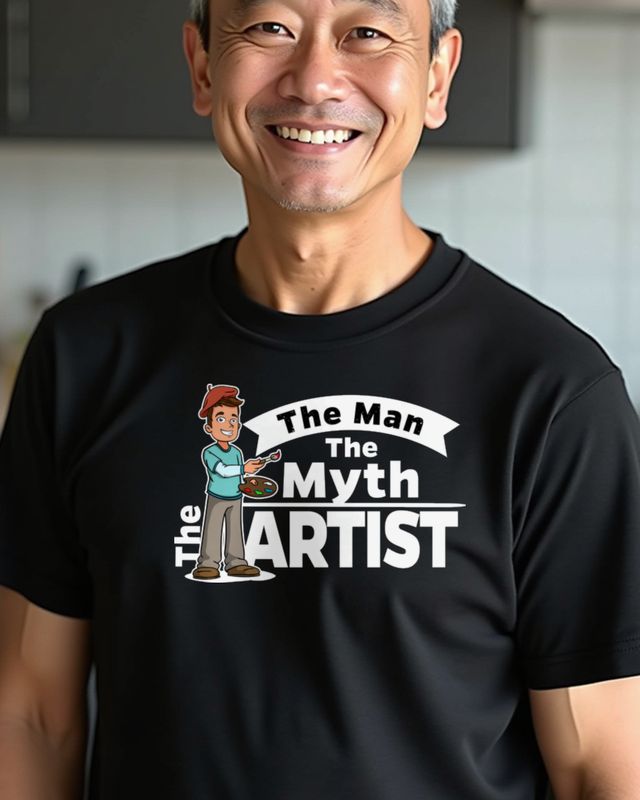 The Man, The Myth, The Artist - Künstler Geschenk – T-Shirt