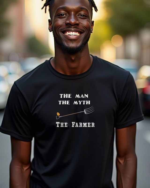 The Man The Myth The Farmer - Lustiges Landwirt Geschenk – T-Shirt