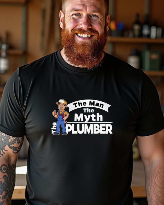 The Man, The Myth, The Plumber - Funny Plumber Gift – T-Shirt
