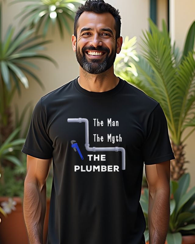 The Man The Myth The Plumber - Lustiges Klempner Geschenk – T-Shirt