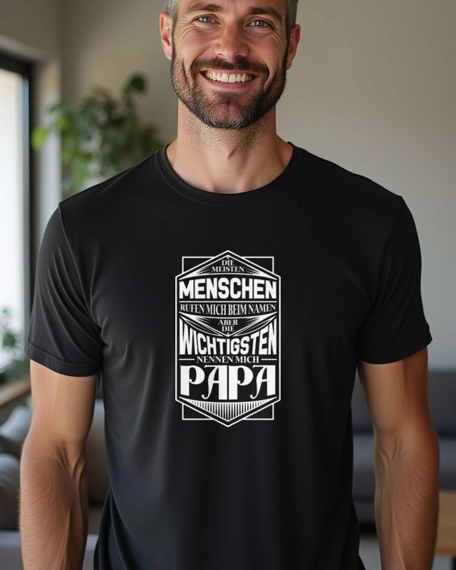 The Most Important People Call Me Papa - Fatherโs Day โ T-Shirt