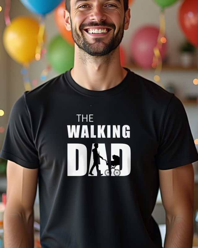 The Walking Dad - Funny Father’s Day Shirt for Dads – T-Shirt