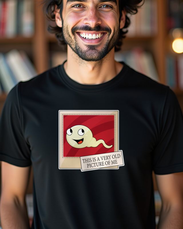 This is a very old picture of me - Lustiger Spruch – T-Shirt