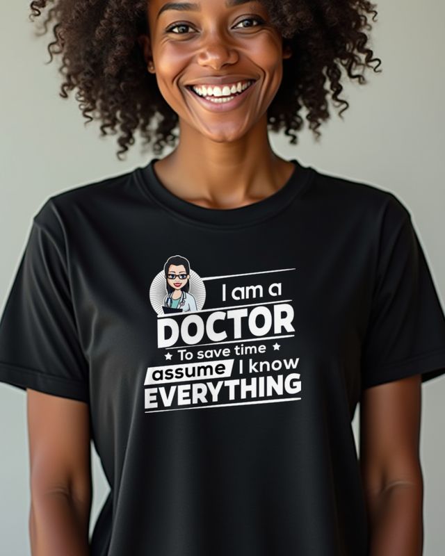 To Save Time - Funny Female Doctor Saying Shirt β T-Shirt